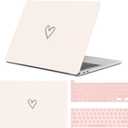 Compatible with MacBook pro 13 inch Case,2020-2016(A2338 M1 A2159 A2251 A2289 A1989 A1706) with Touch ID and 2 Pack Keyboard Protectors,Faux Skin Plush Laptop Hard Shell (Pink-L21)