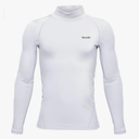 Youth Boys Girls Thermal Compression Shirt Fleece Lined Turtle Neck Top Athletic Base Layer Undershirt Size M