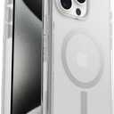OtterBox iPhone 15 Pro MAX (Only) Symmetry Series Clear Case (Clear), Snaps to MagSafe, Ultra-Sleek, Raised Edges Protect Camera & Screen