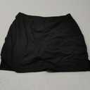 Womens Mini Skorts Sexy Mid-Waisted Pencil Bodycon Short Skirts with Side Split 2025 (Small, Black)