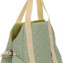 2-in-1 Convertible Pet Carrier & Bed, Soft-Sided Portable Travel Tote with Safety Tether, Pet Car Seat, for Small Dogs & Cats, Soft Plush Inner Lining, Ideal for Car Travel, Shopping