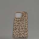 iCoverCase Compatible with iPhone 12 Pro Max Phone Case with Card Holder, Wallet Case for Women Men RFID Blocking PU Leather Protective Wallet Case 6.7 Inch (Beige Leopard)