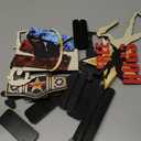 Wrestling Centerpieces Wooden Props Figures for Men Birthday Table Decorations Party Supplies Man 30th 40th 50th Home Bar Kitchen Tabletop Decor 9PCS