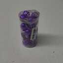 Emopeak 24Pcs Christmas Balls Ornaments for Xmas Tree - 1.18 Inch Mini Shatterproof Christmas Tree Decorations Hanging Ball for Holiday Wedding Party Decoration, Purple