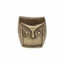 HD Designs Aluminum Owl - Gold, 4.5 in