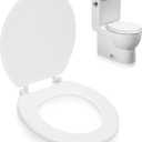 Abaodam White Foam Toilet Seat Cushion Soft Padded Replacement