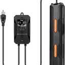hygger Aquarium Heater, 100W/200W/300W/500W/800W Submersible Fish Tank Heater with Over-Temperature Protection and Automatic Power-Off Fish Heater with Digital Controller for Freshwater and Saltwater