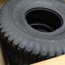 RONPOW 15x6.00-6 Tubeless Lawn Mower Tires, 4 Ply, 2 Pack