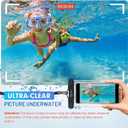 Rynapac IPX8 Waterproof Phone Pouch - 8.5in, 2 Pack Waterproof Phone Case for iPhone 17 16 15 Pro Max, Galaxy S26 S25 Ultra, Cellphone Dry Bag with Lanyard for Beach Vacation Travel Cruise Essentials