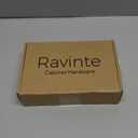 Ravinte 30 Pack 2 inch Length Square Cabinet Pulls Matte Black Stainless Steel Kitchen Drawer Pulls Cupboard Handles Cabinet Handles