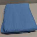 Extra Deep Queen Fitted Sheet - Hotel Luxury Single Fitted Sheet Only - Easily Fits 18 inch to 24 inch Mattress - Ultra Soft, Wrinkle & Fade Free w/Extra Deep Pocket - Breathable & Comfy - Denim Blue