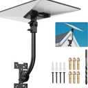 Anautin Starlink Gen 3 Mount Adjustable 180-Degree Installation kit with Waterproof Design Suitable for Wooden Roofs and Walls, ensuring Optimal Satellite Internet Signal Alignment.