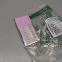 BTArtbox Press on Nails Short - White French Tip Press On Nails Square, Chrome Glazed Glue On Nails, Stick On Nails in 15 Sizes - 30 Soft Gel Fake Nail Kit, Be Elegant