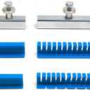 Car Dent Repair Puller Set, Including 4 Pack Heavy-Duty Blue Glue Tabs Tools Kits + 2 Pack Metal Frames, Suitable for Professional Car Body Dent Repair, Hail Damage Dent Removal (Accessories)