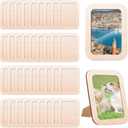 MoDooris 36 PCS Wooden Picture Frames for 4" x 6" Photos Unfinished Solid Wood Photo Frames Rectangular Standing Wooden Postcard Frame for DIY Crafts, Painting, Arts Projects, Home Decoration