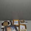 Qunclay 10 Pcs Vintage Frames for Wall or Tabletop Ornate French Country Frames Vintage Farmhouse Antique Wall Decor for Gallery Bedroom Living Room, No Photos Included(Simple Style)