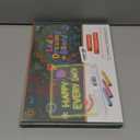 16" Led Drawing Board for Kids Rechargeable, Portable Doodle Glow LED Note Board with 7 Colors, Light Up Acrylic Dry Erase Lumi Board with Stand, Valentines Day Gifts Boys & Birthday Gifts(White) (1PACK)