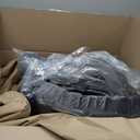 MABOZOO 6 PCS Glider Rocker Replacement Cushions with Storage Side Pocket,Foam & Microfiber Filling, Non-Slip & Washable, Thickened & Supportive Velvet Rocking Chair Cushion Set(Gray) (Grey)