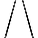 39.4” Garden Swing Replacement Rods Black, 100cm Round Metal Hanging Rods for Garden Swing Seat(2PCS/CTN)