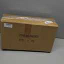 Metal Christmas Tree Collar 23 Inch Round Mini Xmas Tree Ring Holiday Decor for Small Tree 3-6 Ft Miniature Artificial Tree Skirt Tiny Home Indoor Outdoor Decoration Red White