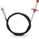 Drain Snake, 63-Inch Drain Clog Remover Tool, Flexible Grabber Claw for Bath Tub, Toilet, Kitchen Sink & Sewer