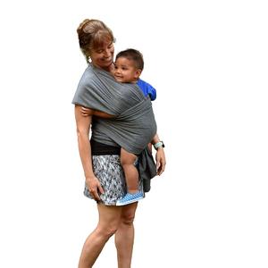 Baby Carrier Wrap: Soft, Stretchy, Breathable Cotton Baby Wrap, Baby Sling, Nursing Cover Up for use with Newborn-Toddler: Evenly distributes Weight for More Comfortable Carrying (Dark Grey)