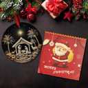 Nativity Christmas Ornaments 2025 - Nativity Scene Ornaments, Catholic Religious Gifts for Men Women, Christian Gift Ideas - Christian Gifts for Women Faith - Ceramic Ornament Xmas Tree Decoration