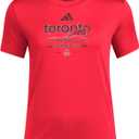 adidas Women's Toronto FC Vintage World Pre-Game Short Sleeve T-Shirt (Red, XL)