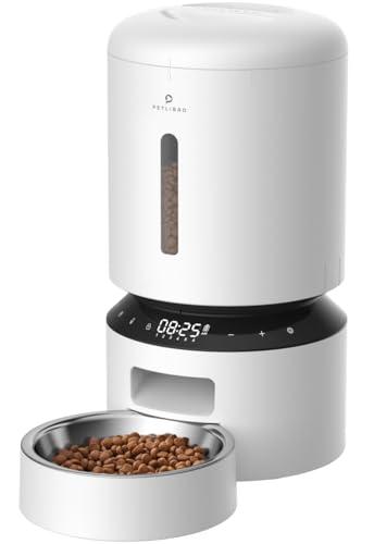 PETLIBRO Automatic Cat Feeder, Automatic Dog Feeder with Freshness Preservation, 5L Timed Cat Feeders for Dry Food, Up to 6 Meals Per Day, Granary Pet Feeder for Cats/Dogs