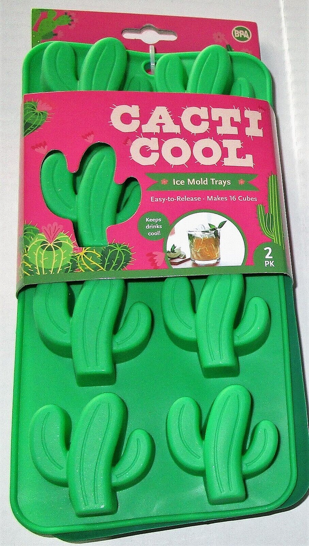 JCT ICE MOLD CACTI 2CT pack of 2