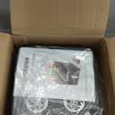 Stage Bubble Machine with Lights, DMX Control, Wireless Remote - Perfect for Weddings, Commercial Performances, Kids Parties, and Carnivals