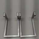 Sweetude 2 Pcs Large Plate Stands for Display Metal Frame Plate Holder Display Stand Decorative Table Top Easels for Picture, Book, Platter, Photo Easel (Silver, 6 Inch)