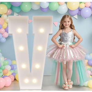 JoyMuse Marquee Letters 3 Feet Tall, Light Up Letters 3FT with Lights, Large Letters for Party, Letter C Light Up Letters for Graduation Proposal Wedding Birthday Homecoming Decorations