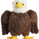 BENINY 1Pcs Bald Eagle Stuffed Animal Plush, 18 Inch Mommy Eagle Plush with 3 Baby Bald Eagles, Stuffed Bald Eagle Plushie Toy Gifts for Boys and Kids