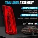 Full LED Tail Light Assembly Fits for Cadillac ATS 2013-2018 LH