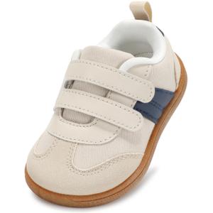 Toddler Wide Toe Box Shoes, Boys and Girls Barefoot First Walking Shoe Kids Fashion Sneaker Non-Slip Zero Drop Comfortable, Sto Kids 136mm