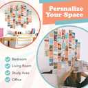Artivo Peach Wall Collage Kit, Preppy Room Decor Aesthetic Pictures Wall Decor, Cute Picture Collage, Preppy Pictures for Wall, Teen Girls Room Decor, Cute BedroomWall Decor, 50 Set 4x6 in
