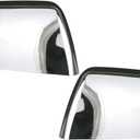 Osompar Chrome Outer Rear View Mirror Cover Cap Front Driver Passenger Side for Toyota Tundra 2007-2021 Toyota Sequoia
