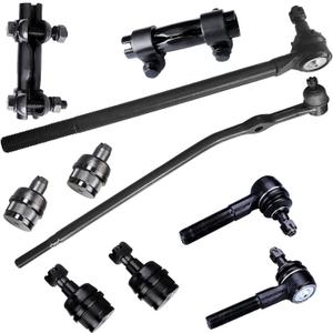 10PC Front Upper Lower Ball Joint + Front Inner to Connecting Tie Rod + Outer Tie Rod + Tie Rod Sleeves Kit for Ford Ranger 92-97 RWD, Suspension Kits Fit for Mazda B2300/B3000/B4000 94-97 RWD