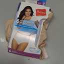 Hanes Women's Underwear Briefs Pack, 6-Pack, Pure Comfort Organic Cotton Brief Panties for Women, Full Coverage OEKO-TEX STANDARD 100 L