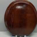 Angel Shield Toilet Seat Round Wood Slow Close(Dark Walnut)