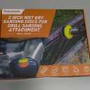 331 PCS 2 Inch Wet Dry Sanding Discs Grit 60 80 120 150 180 240 320 400 600 800 1000 1500 2000 3000 5000 10000 Hook and Loop for Drill Sanding Attachment