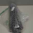 Silicone Kitchen Sink Protector Mat, 26" × 14" Center Drain, Gray, For Farmhouse Stainless Steel Or Porcelain Sink