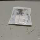 SEVENCOLORS Short Grey Wigs for White Women Pixie Cut Gray Wigs with Bangs Natural Curly Synthetic Hair Short Mixed White Wig for Older Women