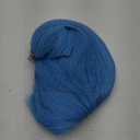 WildCos Short 12 Inches Straight Synthetic Cosplay Wig for Women (Light Blue)