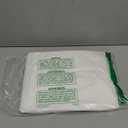 LiBa Fabric Bathroom Shower Curtain, 72" W x 72" H White Heavy Duty Waterproof Shower Curtain Liner