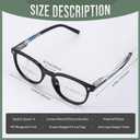 3 Pack Reading Glasses Spring Hinge Stylish Readers Black/Tortoise for Men and Women (Multicolor1)