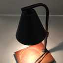 Candle Warmer Lamp with Timer for Women Candle Warmer Height Adjustable, House Warming Gifts New Home Decor, Wax Melt with 2 Bulbs 1-Black