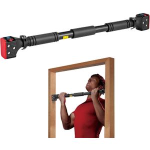 Pull-Up Bar For Door Frame Chin Up Bar Upper Body Workout 28.3"- 37.8" Adjustable Portable Training Pull-Up Bars without Screw - Adjustable Width Locking Mechanism