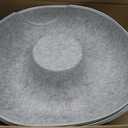 Peekaboo Cat Cave Donut - Cat Tunnel Bed for Indoor Cats Cute Patterns Hideaway for Multiple & Large Cats, Scratch-Resistant (Light Gray)